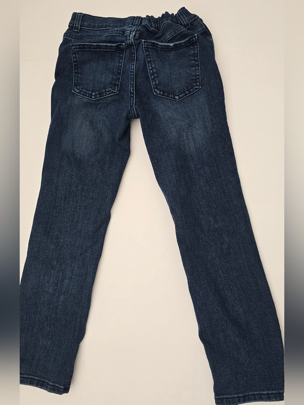 Girl's Dark Blue Stretch Jeans